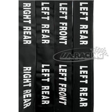 Kennzeichnungsstreifen mit Klettverschluss, 4 Stück