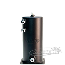 Kraftstoff Catchtank 100 x 220mm, Dash Anschlüsse, 1,5 Liter