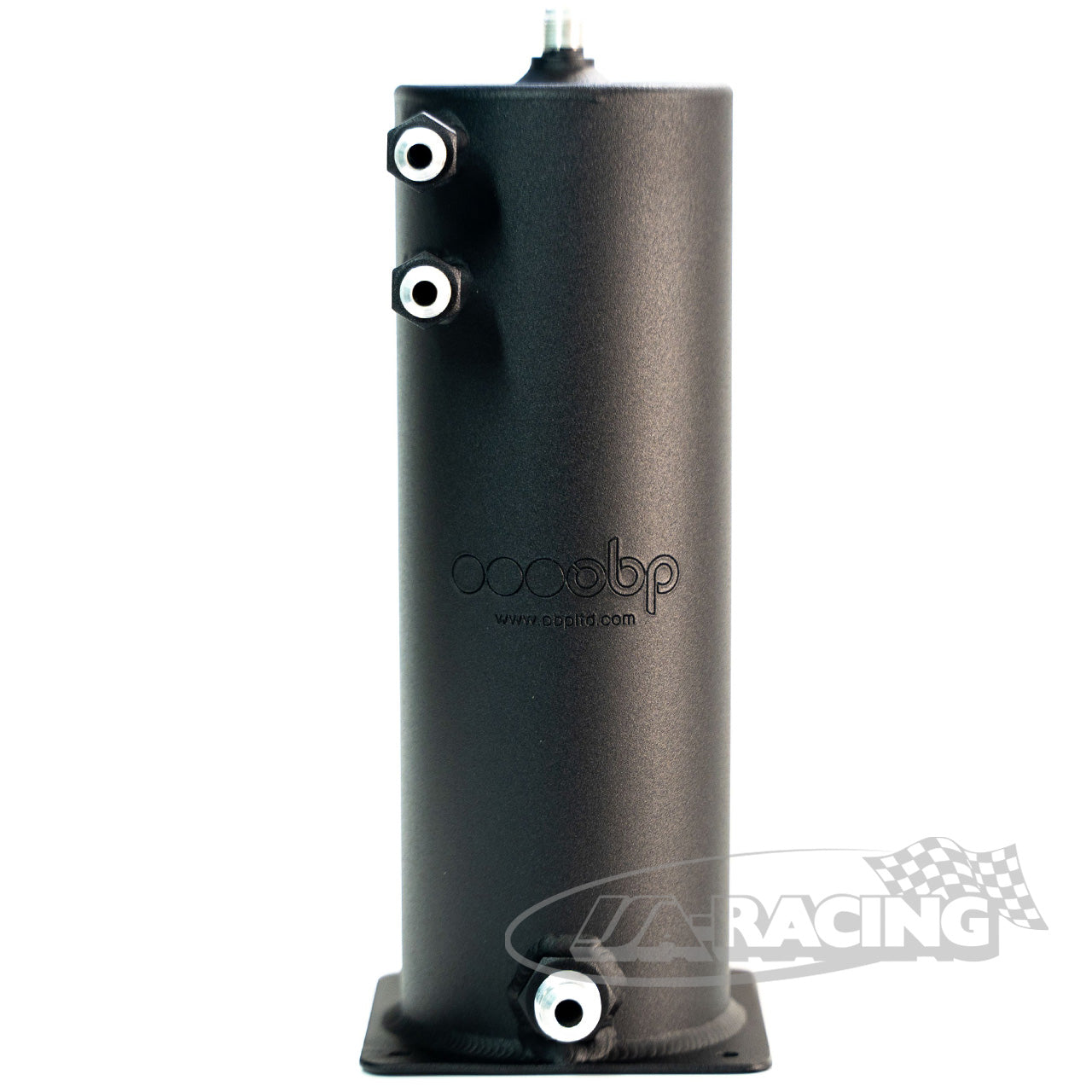 Kraftstoff Catchtank 100 x 280mm, Dash Anschlüsse, 2,0 Liter