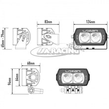 LAZER ST-2 EVO Scheinwerfermodul mit 2 LED