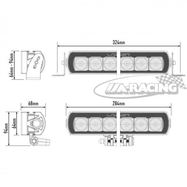 LAZER ST-6 EVO Scheinwerfermodul mit 6 LED