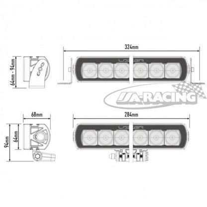 LAZER ST-6 EVO Scheinwerfermodul mit 6 LED