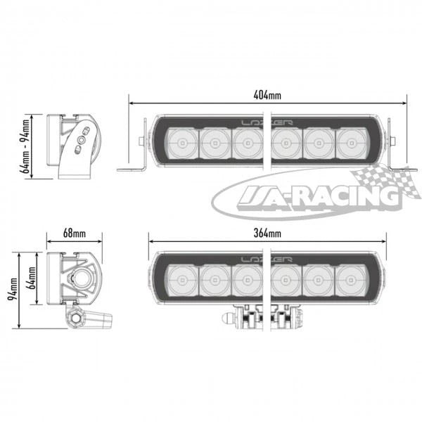 LAZER ST-8 EVO Scheinwerfermodul mit 8 LED