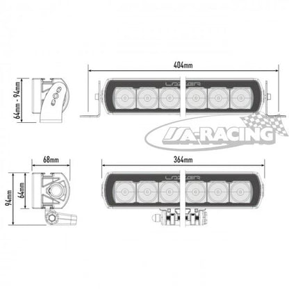 LAZER ST-8 EVO Scheinwerfermodul mit 8 LED