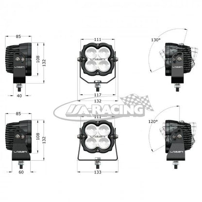 LAZER Utility 80 Gen. 2, Arbeitsscheinwerfer