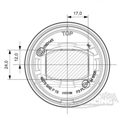 LED Nebelscheinwerfer Ø 70mm G2 NCC®