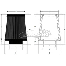 Maxogen Luftfilter mit Aluminiumflansch