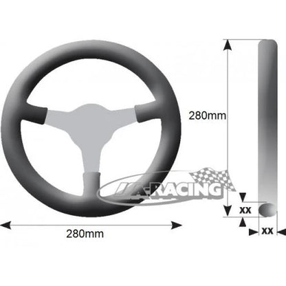 Moto Lita Lenkrad, Ø 280mm, Glattleder