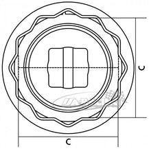 Radmuttern-Nuss 1" Stahl für GP3 WSR F3
