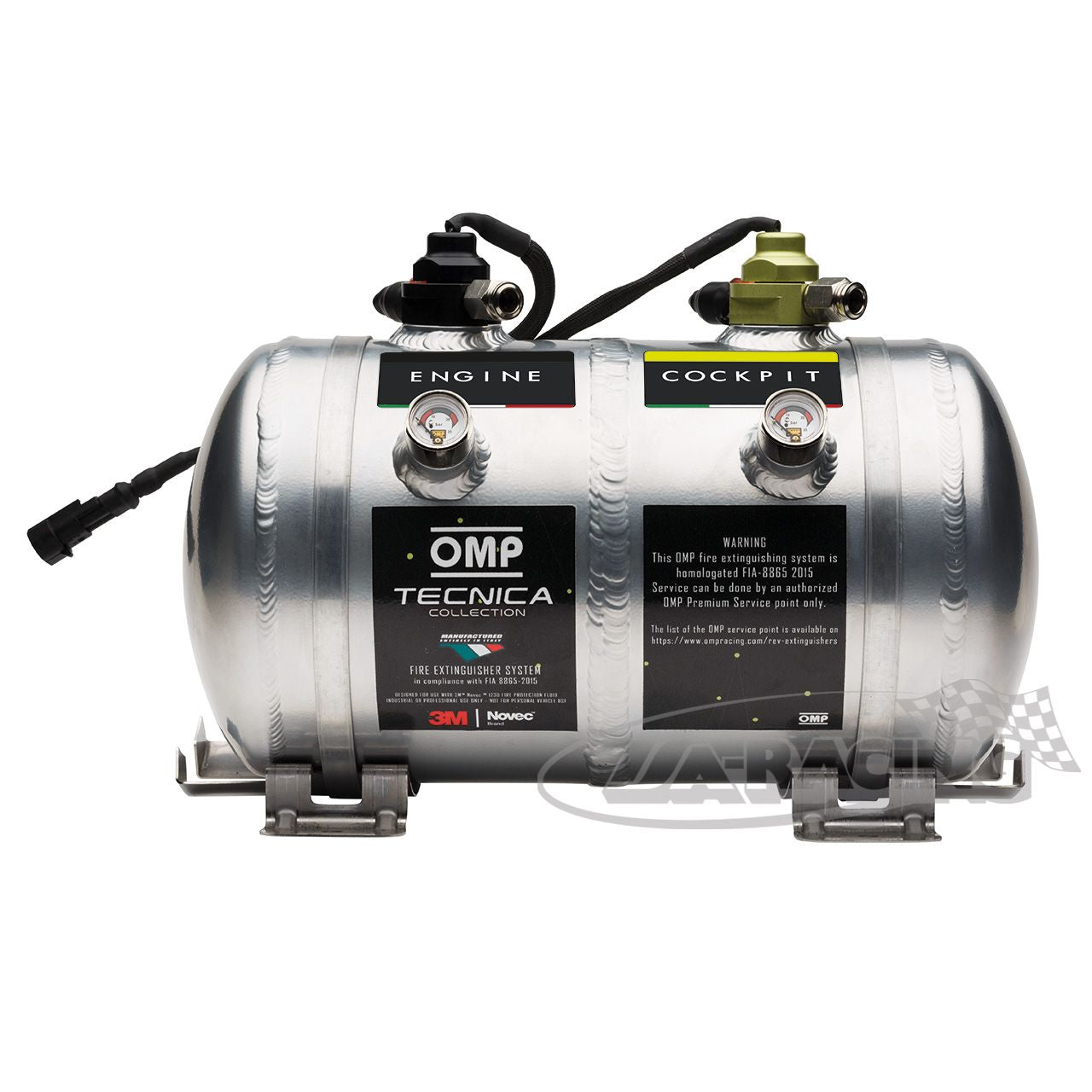 OMP Feuerlöschanlage, FIA homologiert für Elektro-Antrieb und Hybridfahrzeuge