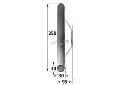 OMP Lenkrad Carbon D, Ø 350mm, Wildleder