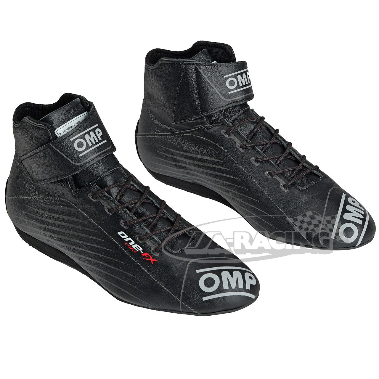 OMP ONE EVO FX Fahrerschuh Leder schwarz