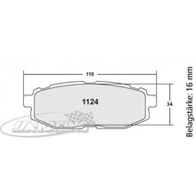P1124 PFC Bremsbelag