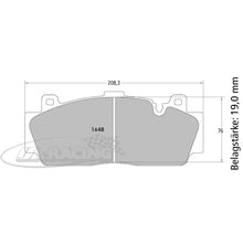 P1648 PFC Bremsbelag