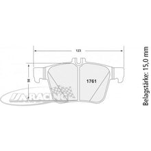 P1761 PFC Bremsbelag