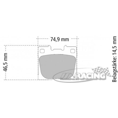 P5001 PFC Bremsbelag