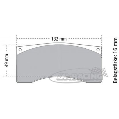 P7700 PFC Bremsbelag