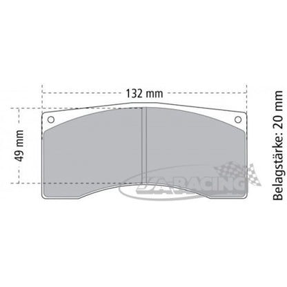 P7700 PFC Bremsbelag