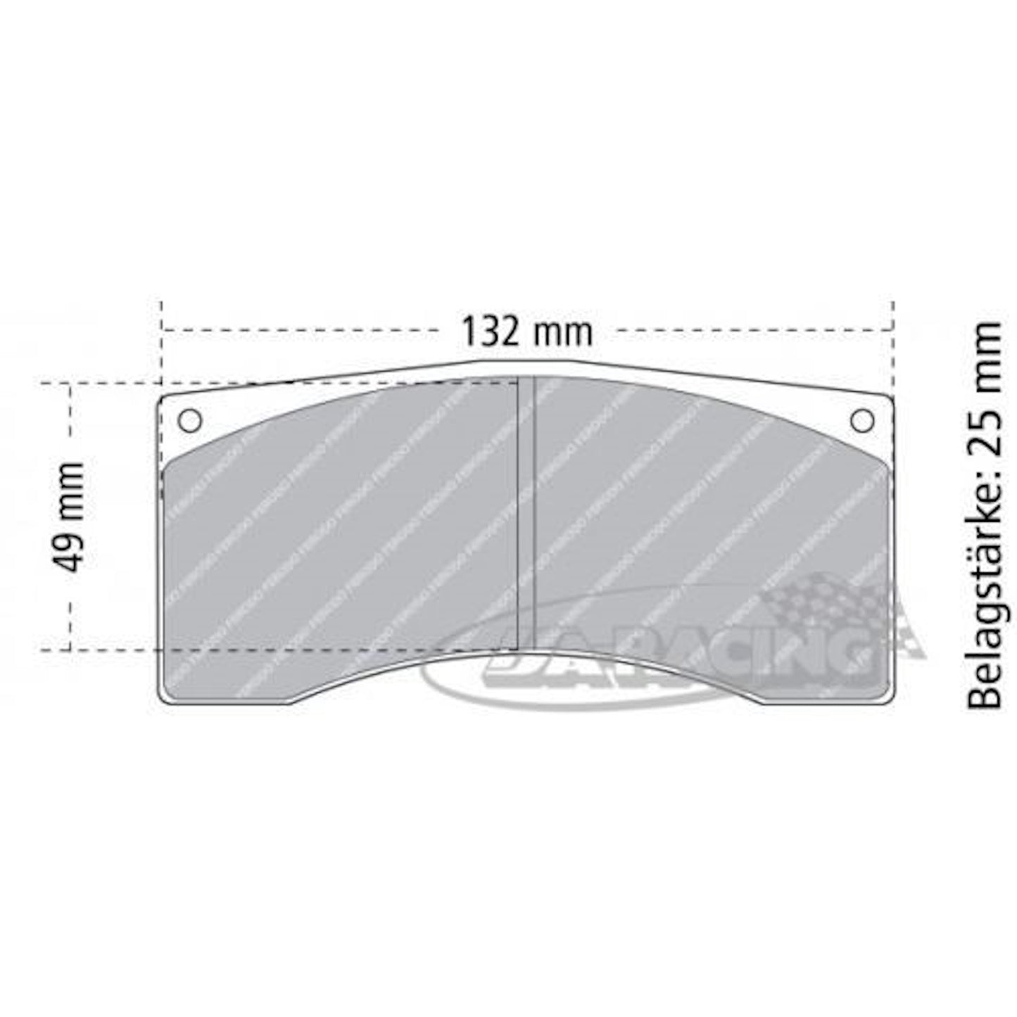 P7700 PFC Bremsbelag