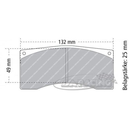 P7700 PFC Bremsbelag