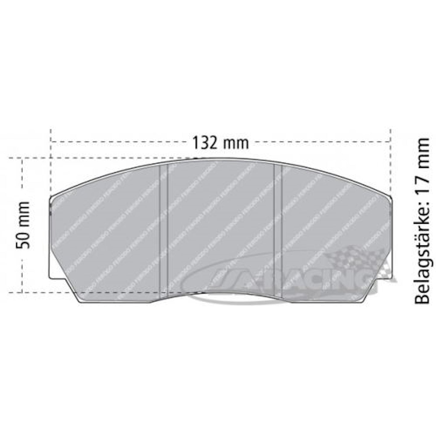 P7767 PFC Bremsbelag