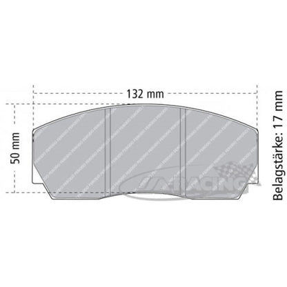 P7767 PFC Bremsbelag