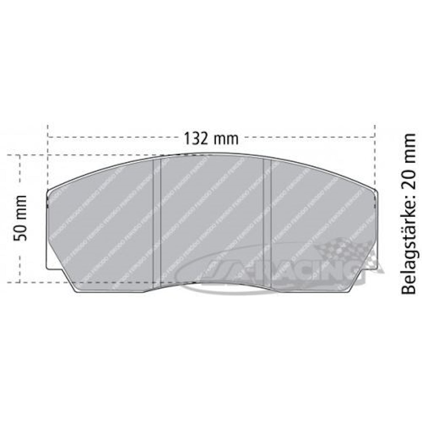 P7767 PFC Bremsbelag