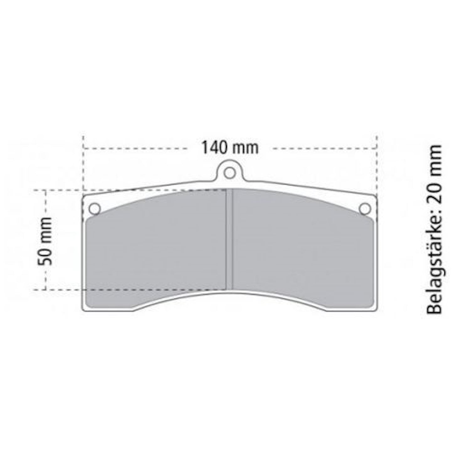 P7770 PFC Bremsbelag