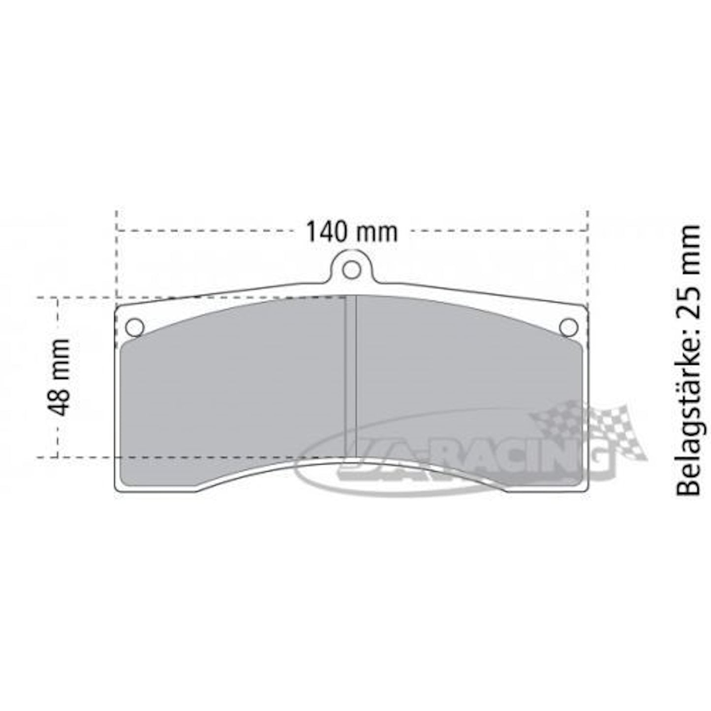 P7770 PFC Bremsbelag