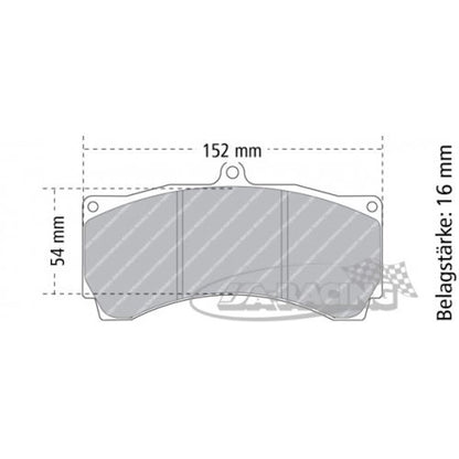 P7790 PFC Bremsbelag