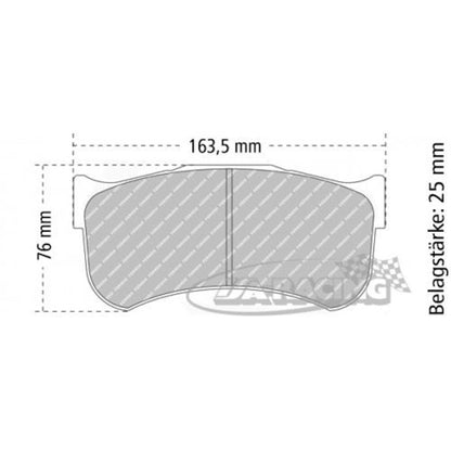 P7799 PFC Bremsbelag