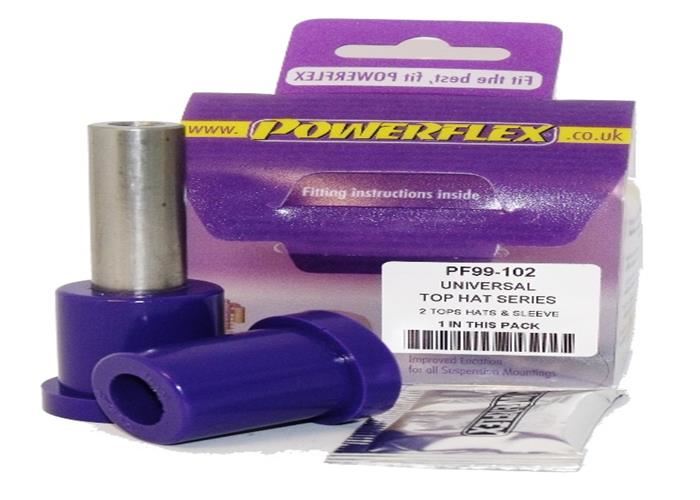 PF99-102 Powerflex Buchse mit Bund, Standard Serie