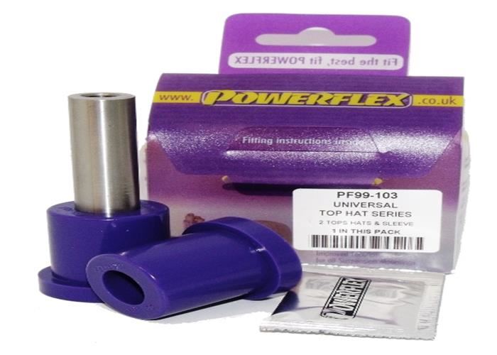 PF99-103 Powerflex Buchse mit Bund, Standard Serie