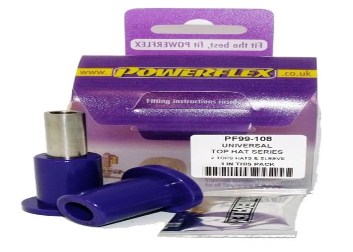 PF99-108 Powerflex Buchse mit Bund, Standard Serie