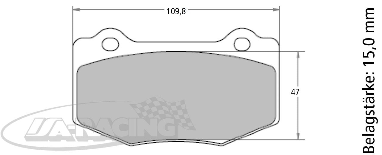 P1854 PFC Bremsbelag