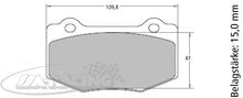 P1854 PFC Bremsbelag