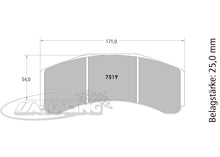 P7519 PFC Bremsbelag