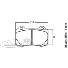 P0592 PFC Bremsbelag