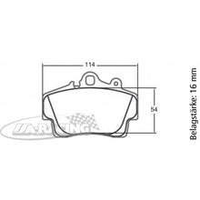 P0737 PFC Bremsbelag