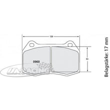 P0960 PFC Bremsbelag