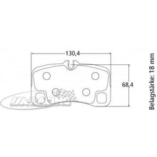 P1299 PFC Bremsbelag