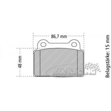 P1368 PFC Bremsbelag