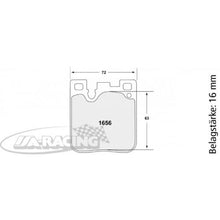 P1656 PFC Bremsbelag