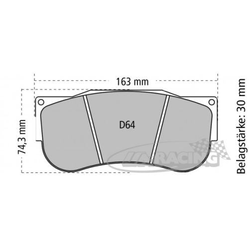 P7678 PFC Bremsbelag