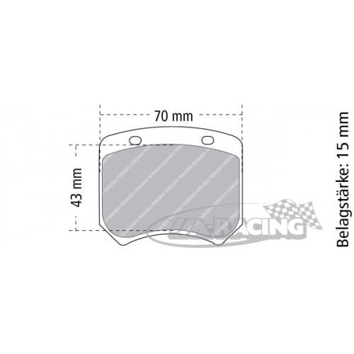P7720 PFC Bremsbelag