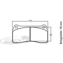 P7780 PFC Bremsbelag