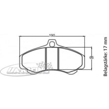 P7819 PFC Bremsbelag