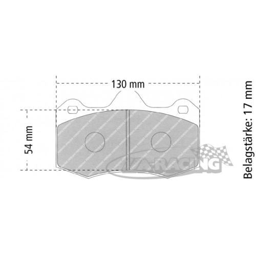 P7869 PFC Bremsbelag