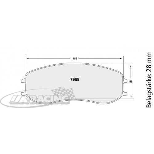 P7968 PFC Bremsbelag