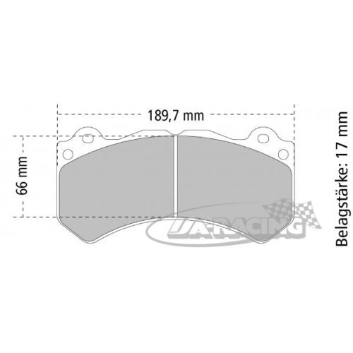 P9196 PFC Bremsbelag